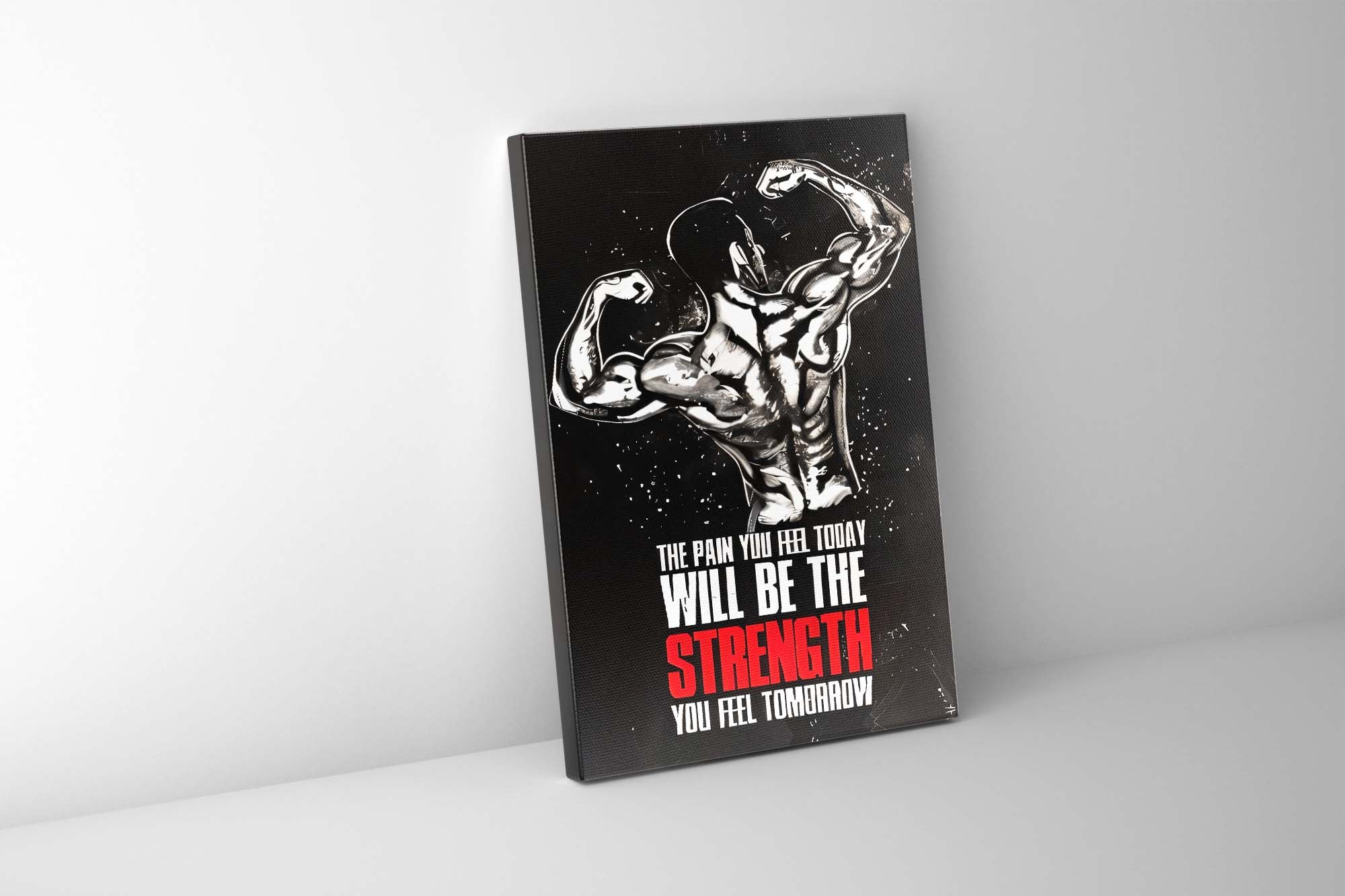 " Bodybuilding Inspiration I " Fine Art Canvas.