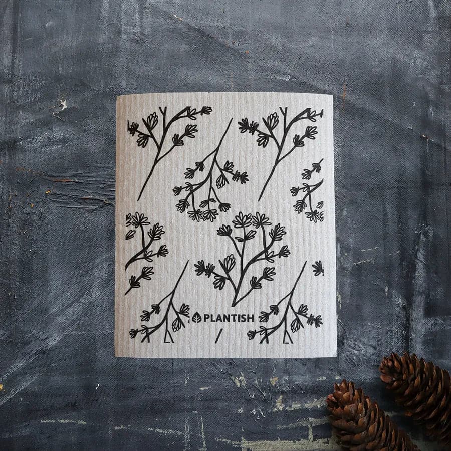 Anise Blossom - Swedish Sponge Cloth.